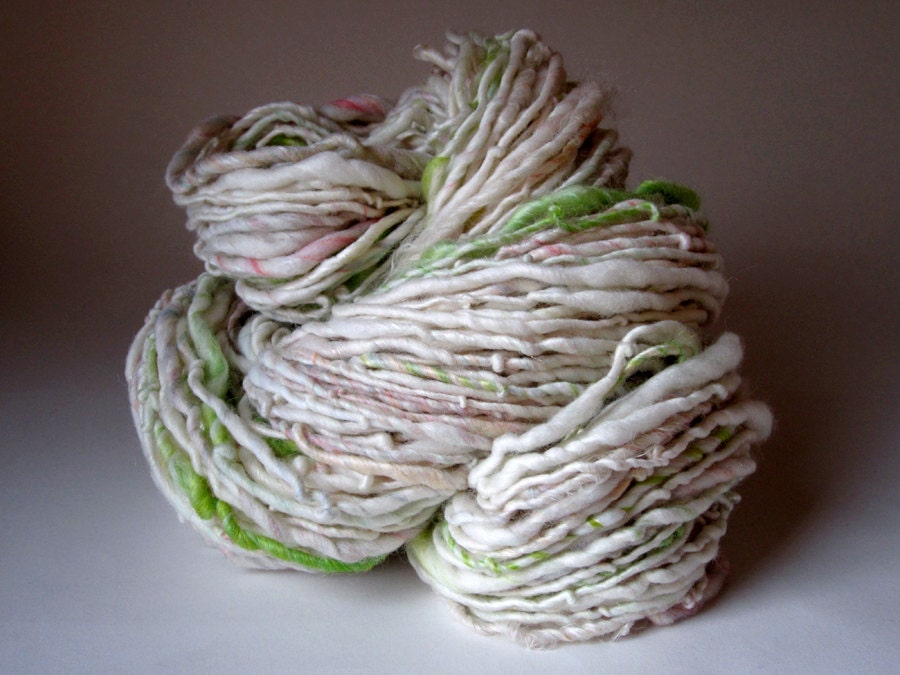 Nearly Neutral 3 - Handspun Bulky Art Yarn, 234 Yards