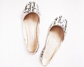up-cycled leather ballet flats. a letter from Italy. - thewhiteribbon