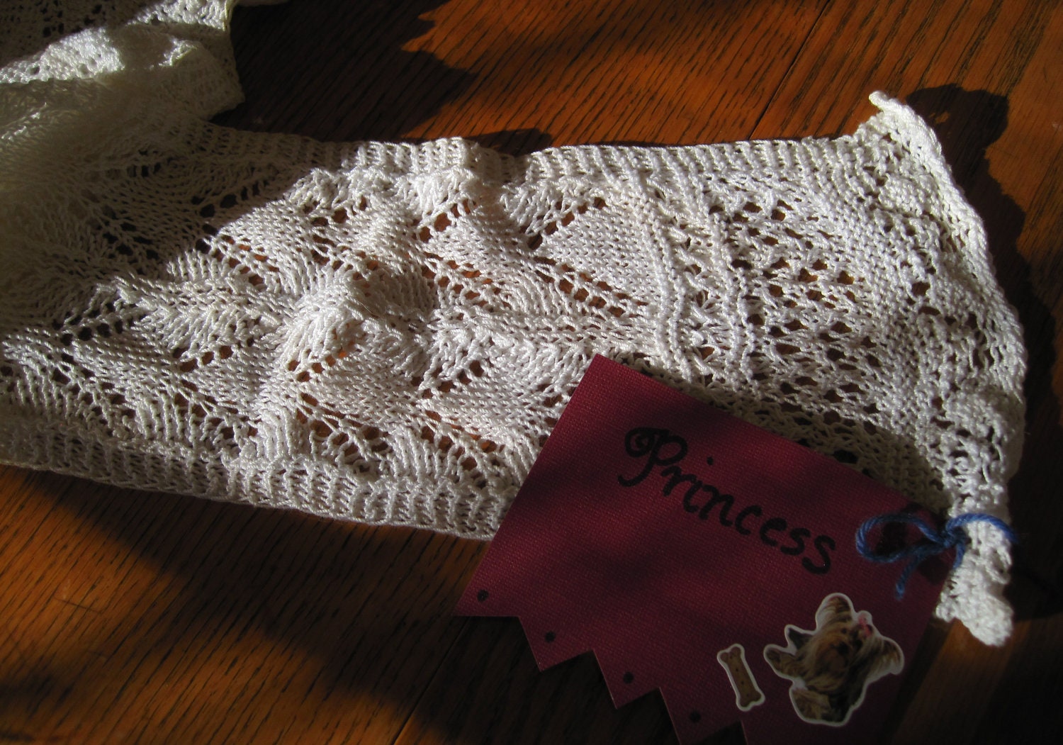 Princess Vintage Crochet Yarn Scarf by Beth Begany