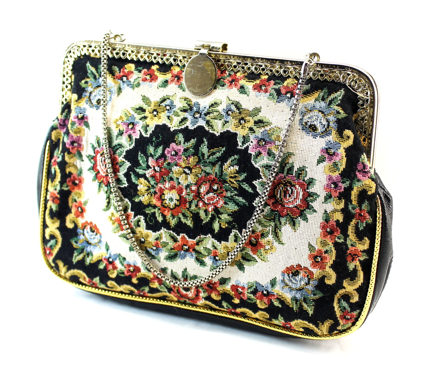 Vintage Tapestry Handbag