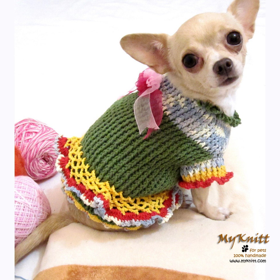 Cute Wedding Dress Unique Pet Costume Dog Clothes Accessories Chihuahua Clothing D867 Myknitt