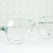 90s Glasses 1990s Clear Eyeglasses Bugs Bunny Brand Blue Marbled Horn Rim Pearl Frame 50/18 Optical Dead Stock