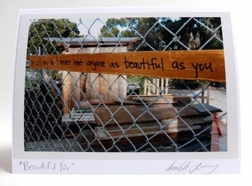 Romantic Photo Card Greeting - Beautiful You