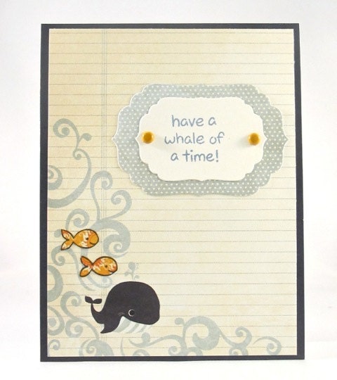Whale Birthday Card