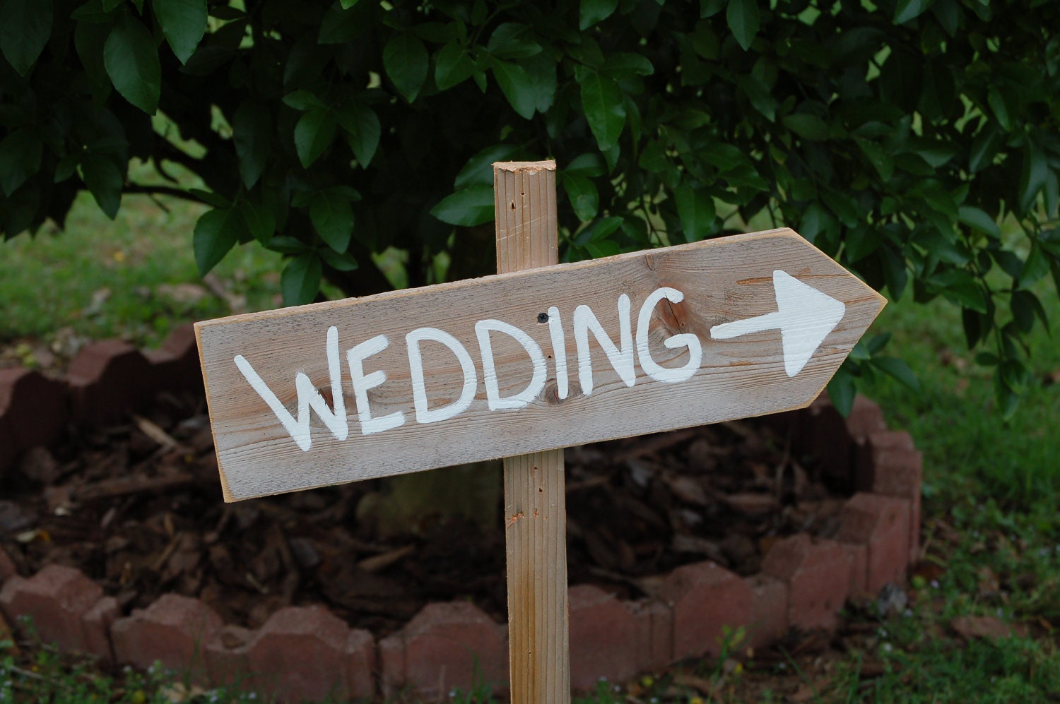 Arrow Wedding Sign Handpainted Country Wedding Organic Wedding Decorations Road Signs Pointing Road sign Directional Wooden Signage