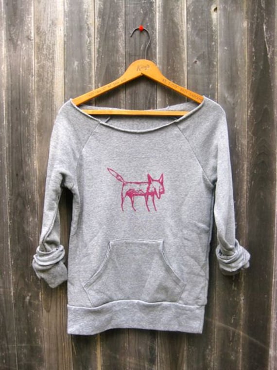 clever me Fox sweatshirt, Fox Sweater, Yoga Pullover, S,M,L,XL