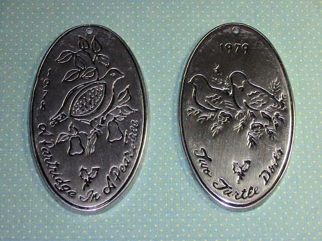 Wilton Armetale Christmas Ornaments