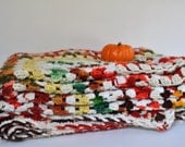 Vintage Granny Afghan in Autumn Colors