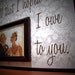 Personalized Wedding Frame, All That I Am, Love, Anniversary, Mother Father of the Bride, Wedding Song, Quote, thank you, parents