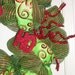Deco Mesh Christmas Wreath