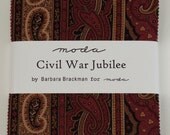Civil War Jubilee by Barbara Brackman for Moda Charm Pack