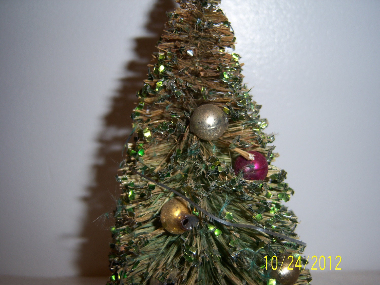 1960s bottle brush mini christmas tree by guesswhatihave 1960s bottle brush mini christmas tree by guesswhatihave
