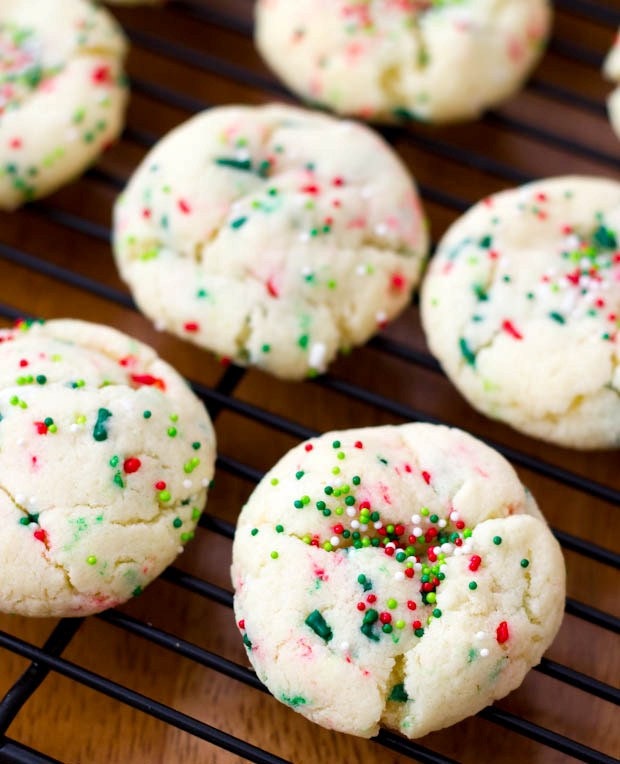 Christmas Creme Bouquet Cookies / 2 dozen / freshly baked, birthday, holidays,