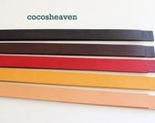 Genuine Leather Strap / Leather Handle (1 pair: your coice of color) - 25" long x 1/2" wide