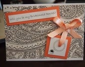 Custom Bridesmaid cards