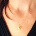 Gold fortune cookie necklace - fortune cookie on gold filled necklace