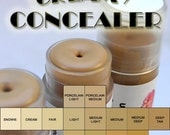 SAMPLES Choose Three (3) Creamy UNDEREYE CONCEALER your choice - sweatproof, crease-resistant, moisturizing base, longwearing, .15 oz