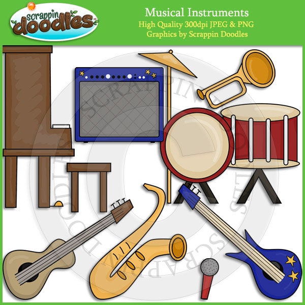 clipart of music instruments - photo #30