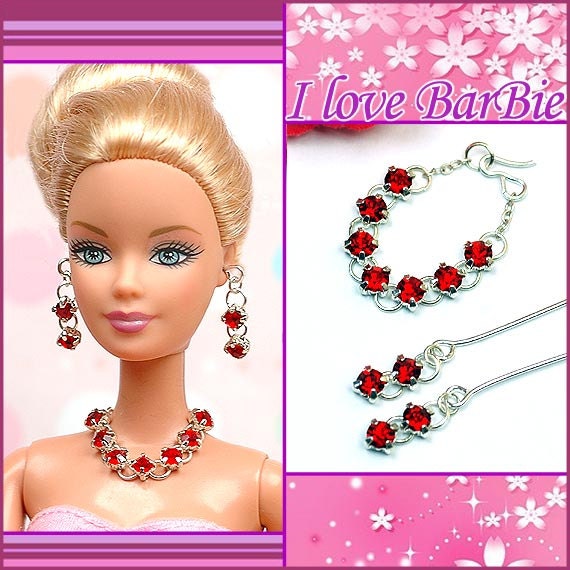 barbie bling necklace