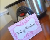 Ballet Birthday Party -- Custom Printable Labels, Signs -- pompdesigns