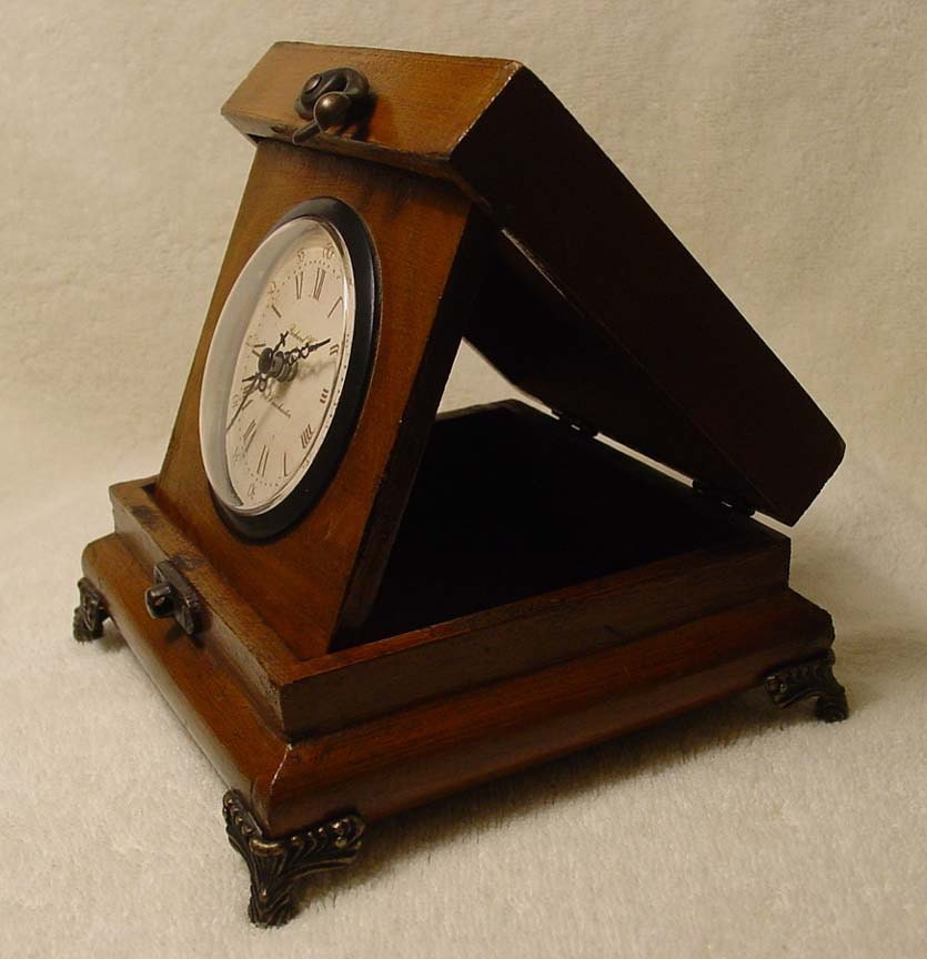 Richard Ward Winchester Wood Box Clock Jewelry by Jewelsofnile