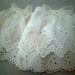 Cream Lace Ruffled Cuffs