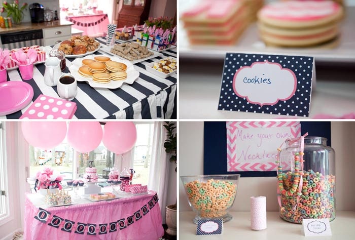Instant Download, CHEVRON Pancakes & Pajamas-Printable TENT CARDS - As Seen on Amy Atlas Events Il_570xn