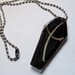 Real Mammal Bone Resin Coffin Necklace