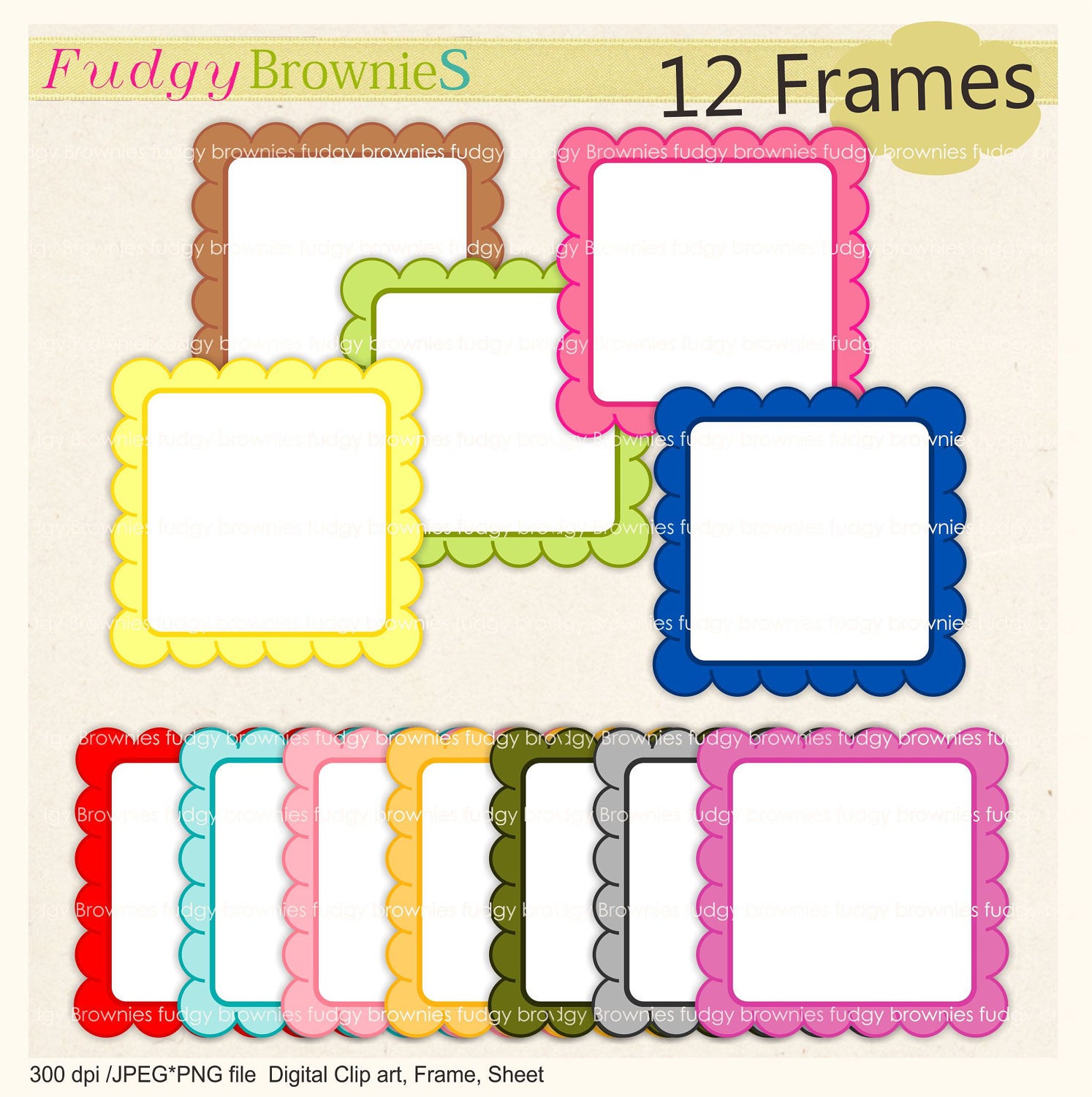 etsy clip art frames - photo #27