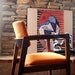 1960s MID MOD Chairs Burnt Orange Danish Modern Style Side, Desk, Accent, Dining Armchair Walnut Teak Wood Mid Century Modern Furniture