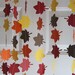 Fall Garland, Leave Garland, Autumn Decorations, Thanksgiving Decorations, Classroom Decorations, Window Decorations, Fall Party