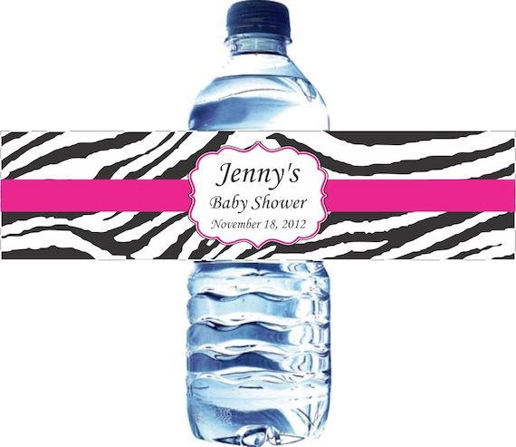 30 Baby Shower Water Bottle Labels, Birthday, etc - Waterproof and self stick Il_570xn