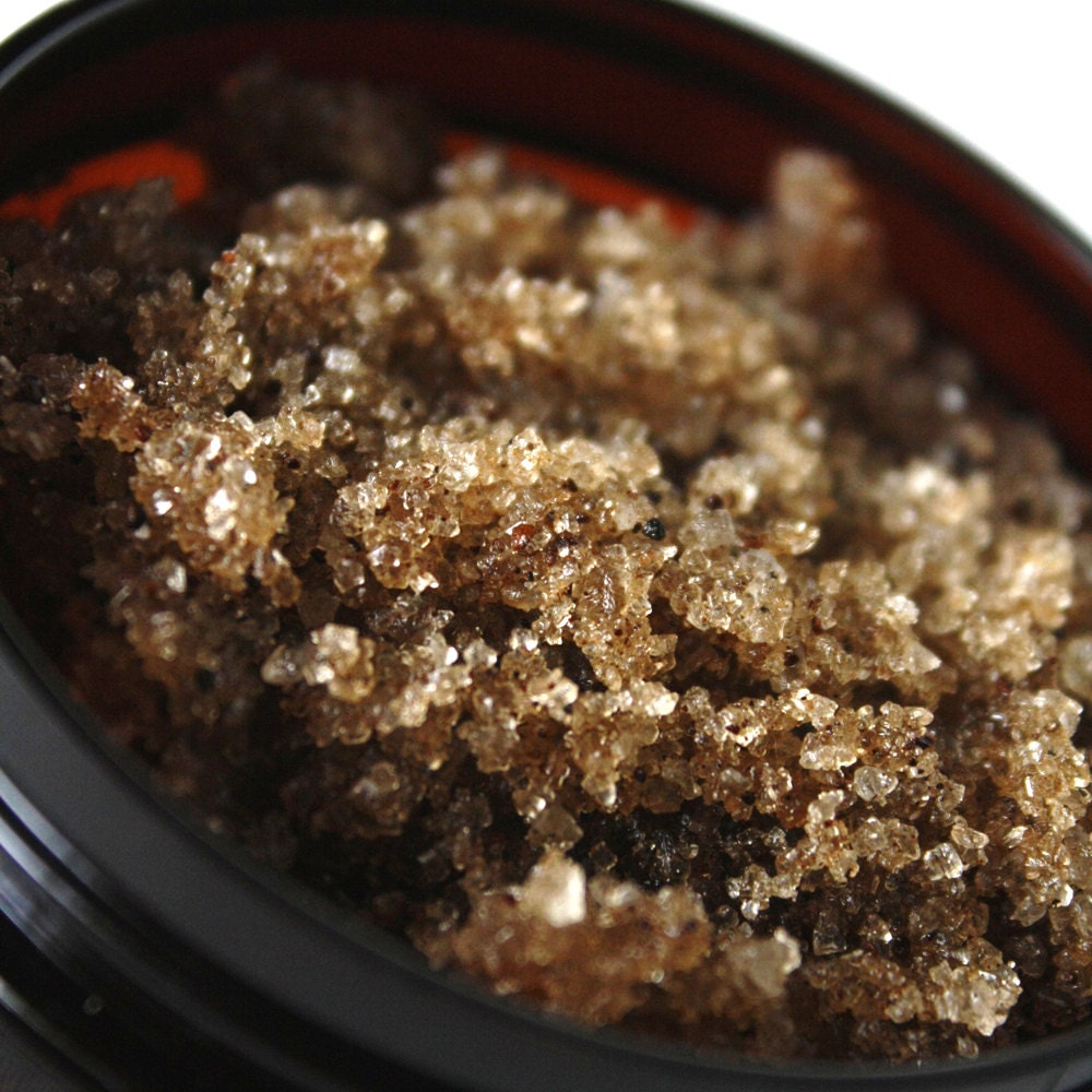 Sugar Scrub - Coffee Body Polish . Made with Vegan Cane Sugar . All Natural . Unscented