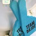 Photobooth Props - Blue Team Bride & Team Groom Foam Fingers