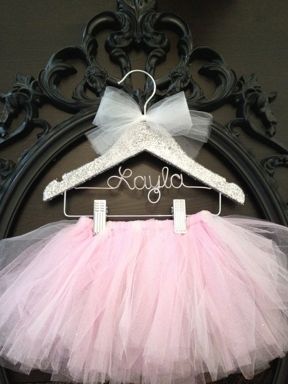 Tutu Tutu Hanger Tutu Display Kids Hanger Flower Girl by GetHungUp