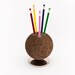 Cork Pencil Holder Desk Organizer Mid Century Retro Mod Office
