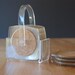 Vintage Lucite & Cork Coaster Set w Carrying Case (and extra coasters)
