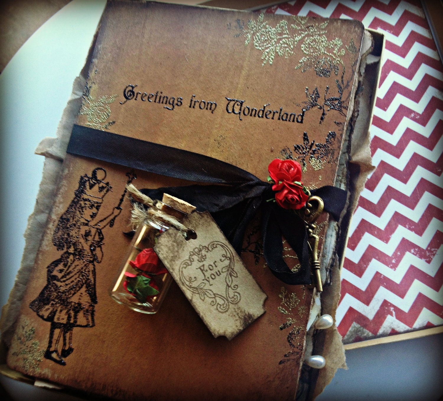 Wedding Invitations Alice in Wonderland Invitation High End