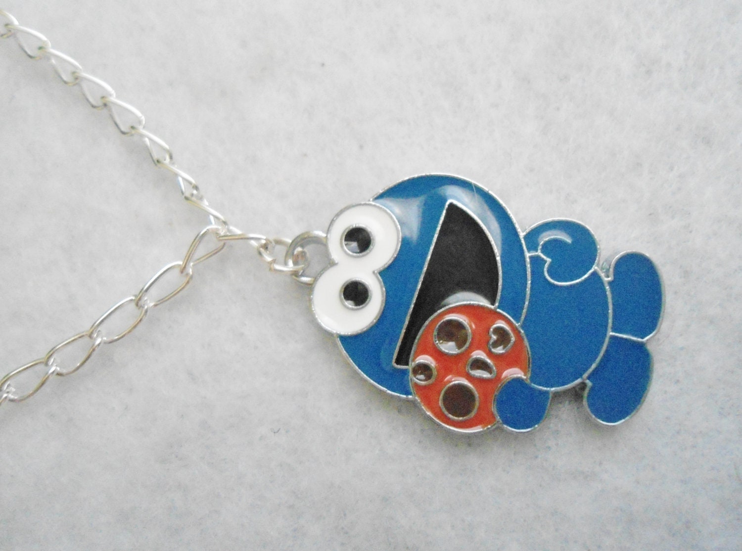Cookie Monster Chain Necklace
