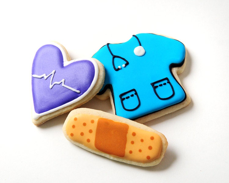 Nurse Appreciation Sugar Cookies