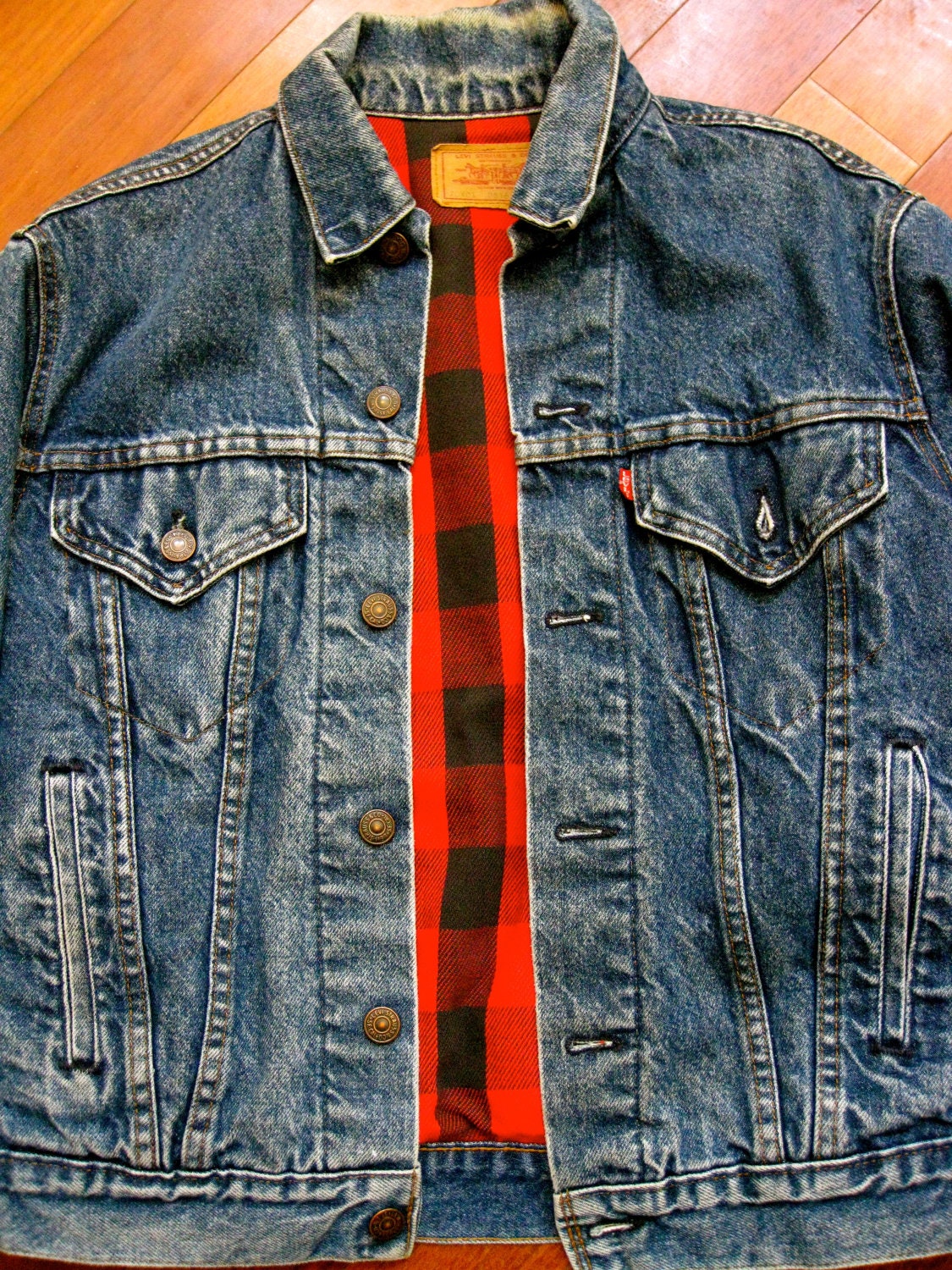 levis wool jean jacket