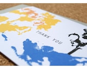 Paint Drip Thank you Note Set