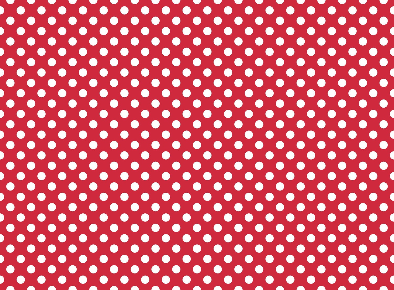 Cotton Fabric Red Dots - Riley Blake Small size