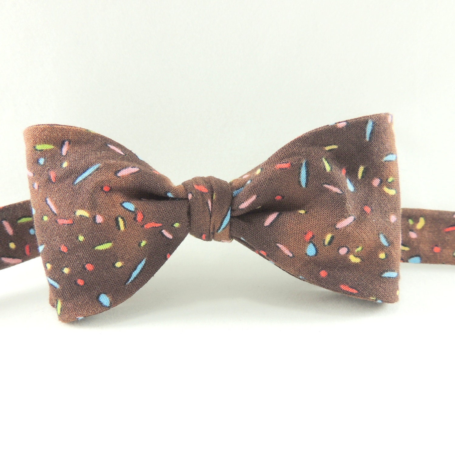 Boys Bow Tie Prop Chocolate with Rainbow Sprinkles Freestyle