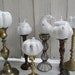 Halloween decoration wicked white pumpkins size large
