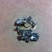 Vintage Clear Rhinestone Screwback Earrings