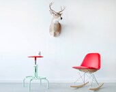 Studio Stool Lo - Red White Mint