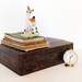 Vintage Italian wooden crate rustic box