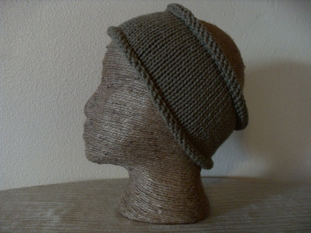 Dread Wrap - Head Wrap - Ear Muff - Warmer Cozy - Warm Winter Accessory - Tan Headband - Short Length -  Vegan Acrylic