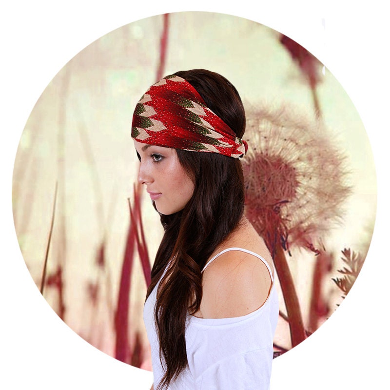 Chevron Headband Hairwrap arrows womens boho fahion hair accessories headwrap